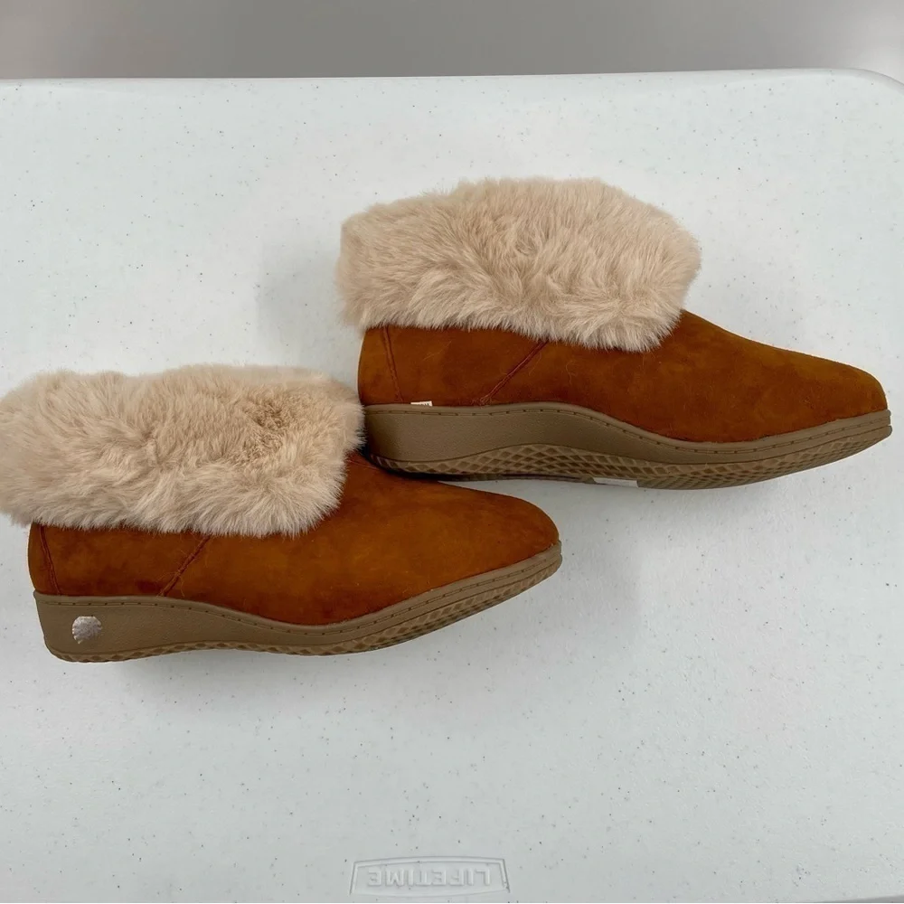 NWOB David Tate Caramel Leather Upper Suede Tan 